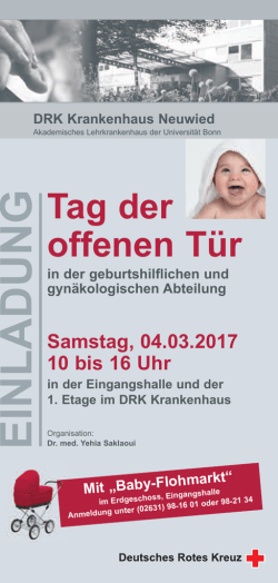 E iN l A D u N g - DRK Krankenhaus Neuwied