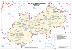 Karte des Wahlkreises 201