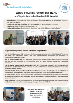 PDF, 1,9 MB - Berliner Zentrum für Hochschullehre