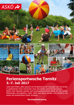Feriensportwoche Ternitz