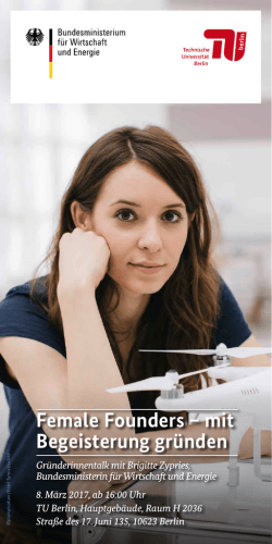 Female Founders – mit Begeisterung gründen