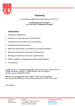 Einladung