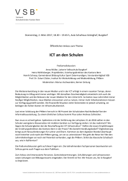 Einladung + Programm - Verband Schulbehörden Kanton Bern
