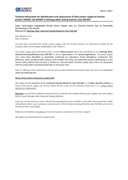information - Duerkopp Adler