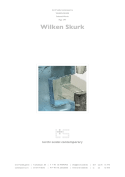 Wilken Skurk - lorch + seidel contemporary