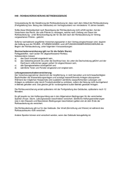 H49 - Rohbauversicherung Betriebsgeb&auml;ude