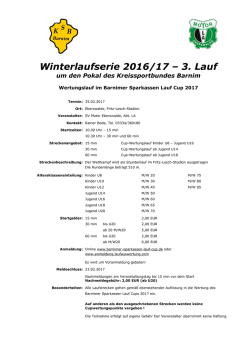 Winterlaufserie 2016/17 – 3. Lauf