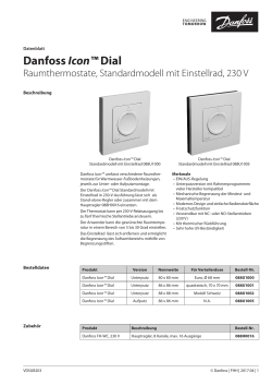 Danfoss Icon™ Dial