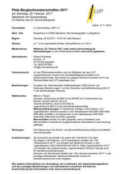 Ausschreibung
