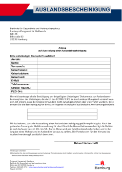 auslandsbescheinigung