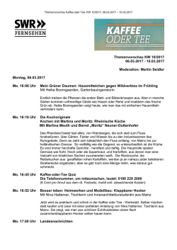 Die Woche mit Martin Seidler