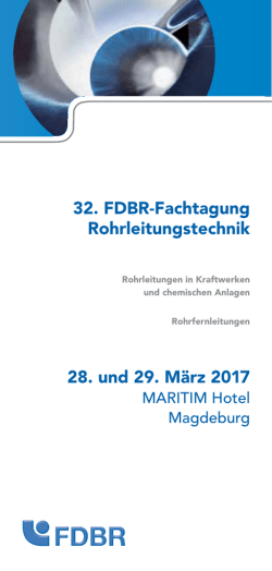 Programm und Anmeldung für Teilnehmer