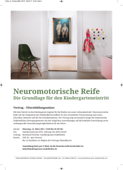 infos vortr&auml;ge - Familienpraxis Stadelhofen