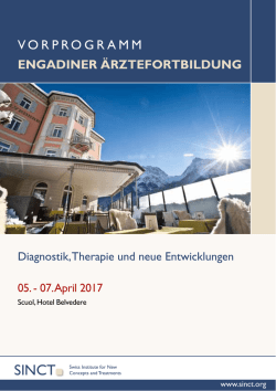 Diagnostik, Therapie und neue Entwicklungen. 5.