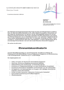 Ehrenamtskoordinator/in