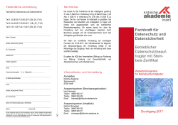 Flyer, PDF-Datei - Kritische Akademie