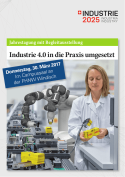 Industrie 4.0 in die Praxis umgesetzt