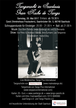 Gran Noche de Tango am 20. Mai 2017 » Flyer laden