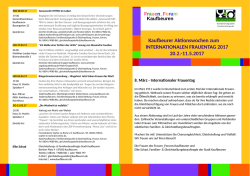 Kaufbeurer Aktionswochen zum