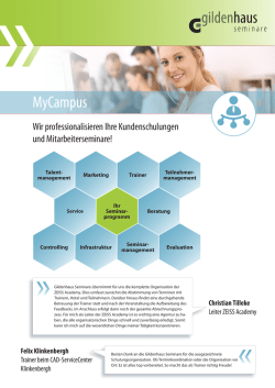 MyCampus - Gildenhaus Seminare