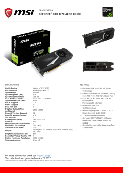 GeForce GTX 1070 AERO 8G OC
