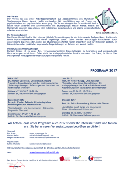 zum Flyer - Projektevereins