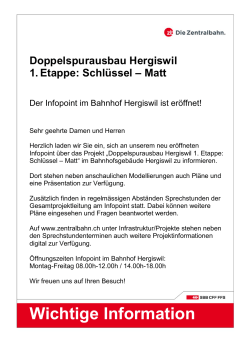 Infopoint Hergiswil