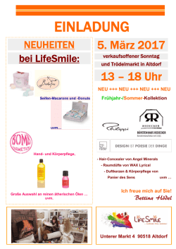 einladung - LifeSmile