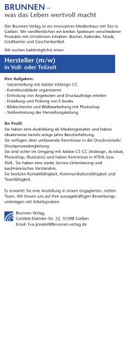 PDF, ca. 26 KB - Brunnen Verlag