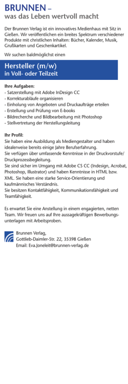 PDF, ca. 26 KB - Brunnen Verlag