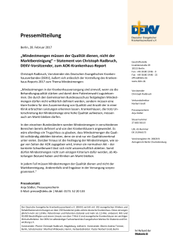 Deutsche Evangelische Krankenhausverband eV (DEKV)