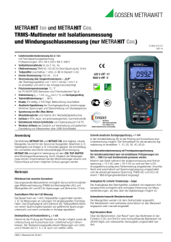 GMC-I SECUTEST Base - PK elektronik Poppe GmbH