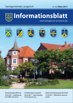 Infoheft M&auml;rz 2017 als PDF-Download