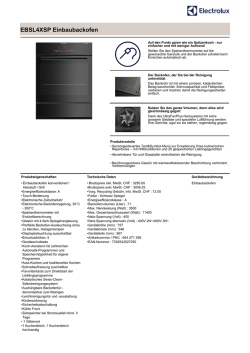 EBSL4XSP Einbaubackofen