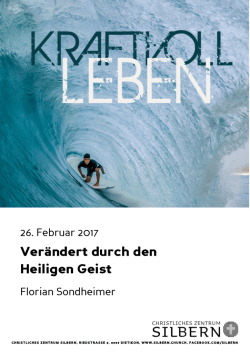 Handout - Christliches Zentrum Silbern