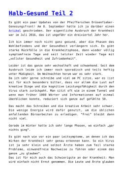 Halb-Gesund Teil 2