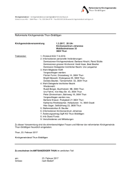 Hier Text - Ref. Kirche Thun