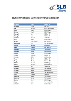 deutsch-französisches u14 treffen saarbrücken 19.03.2017