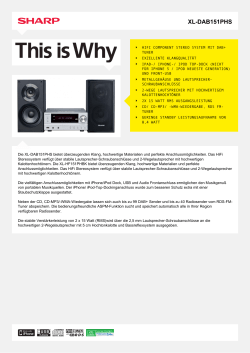 XL-DAB151PHS - XLDAB151PHS - Audio System