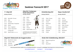 Routenplan 2017