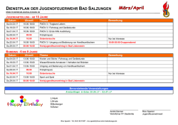 Jugendabteilung 03/2017 - Feuerwehr Bad Salzungen