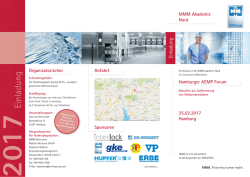 Hamburger AEMP Forum 2017 Hamburger AEMP Forum 2017