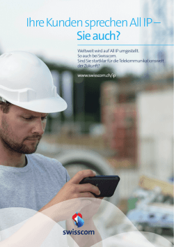 Ihre Kunden sprechen All IP &ndash; Sie auch?
