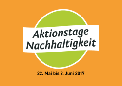Postkarte Aktionstage Nachhaltigkeit A6 (PDF Format.)