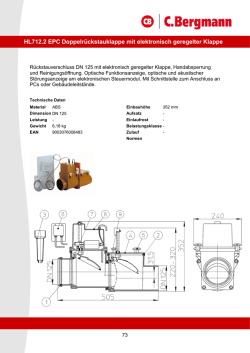 HL712.2 EPC Doppelr&uuml;ckstauklappe mit elektronisch - C