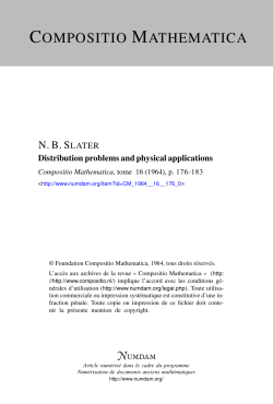 Distribution problems and physical applications