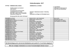 Hallendienstplan 2017
