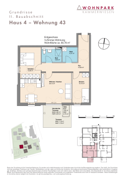 Haus 4 – Wohnung 43 - Wohnpark Kammerwiesen