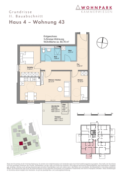 Haus 4 &ndash; Wohnung 43 - Wohnpark Kammerwiesen