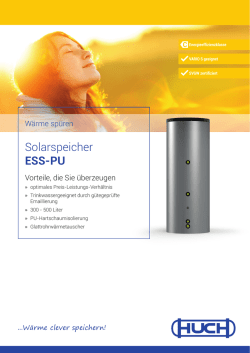 Solarspeicher ESS-PU